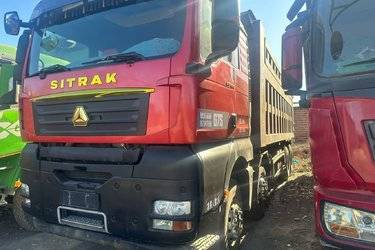 二手中国重汽 汕德卡SITRAK G7H重卡 440马力 8X4 8米自卸车(国五) 前四后八 曼二手自卸车 黄牌图片