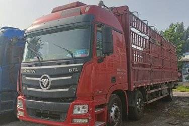 二手福田 欧曼GTL 6系重卡 280马力 6X2 9.45米仓栅式载货车(降高)(440后桥)(国五) 前四后四 康明斯二手载货车 黄牌图片