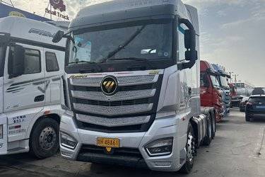 二手福田 欧曼EST 北方版 620马力 6X4 AMT自动档牵引车(液缓)(国六) 双驱 福田康明斯二手牵引车 黄牌图片