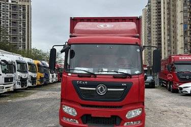 二手东风商用车 天锦KR 精英版 4.5L柴油 240马力 4X2 法士特8档 9.8米厢式载货车(国六) 单桥 东风股份二手载货车 黄牌图片
