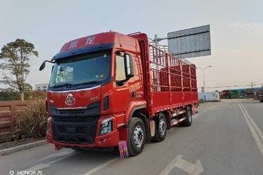 二手东风柳汽 乘龙H5中卡 290马力 6X2 7.8米仓栅式载货车(国五) 前四后四 玉柴二手载货车 黄牌