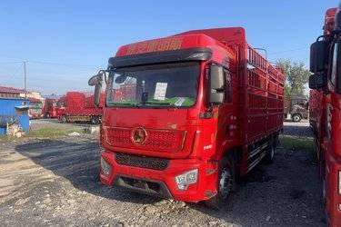 二手陕汽康明斯 龙骥 标载版 240马力 4X2 6.8米仓栅式载货车(国六) 单桥 东风康明斯二手载货车 黄牌