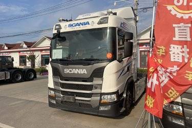 二手斯堪尼亚 G系列重卡 410马力 4X2牵引车(国五) 单桥 斯堪尼亚二手牵引车 黄牌