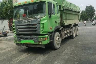 二手江淮 格尔发K3W重卡 350马力 8X4 5.6米自卸车(国五) 前四后八 潍柴二手自卸车 黄牌