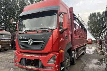 东风商用车 天龙KL重卡 465马力 8X4 9.4米仓栅式载货车(国五) 前四后八 雷诺二手载货车 黄牌