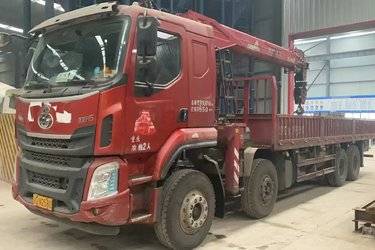 二手随车吊 东风柳汽乘龙 乘龙H5 350 8.5 8X4图片
