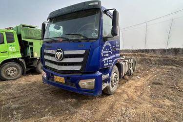 二手福田 欧曼新ETX 6系重卡 400马力 6X4牵引车(平顶)(国五) 双驱 潍柴二手牵引车 黄牌图片