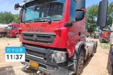二手中国重汽 HOWO TX重卡 460马力 6X4 牵引车(国五) 双驱 曼二手牵引车 黄牌图片