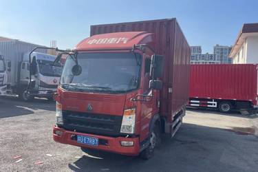 二手中国重汽HOWO 追梦 150马力 4.15米单排厢式轻卡(国六) 单桥 潍柴二手载货车 蓝牌