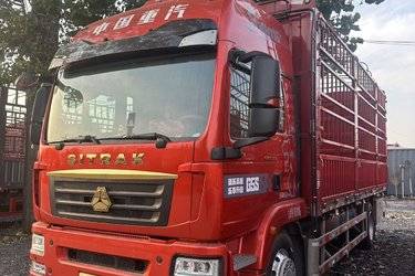 二手中国重汽 汕德卡SITRAK G5S 豪华版 330马力 4X2 6.8米仓栅式载货车(国六) 单桥 曼二手载货车 黄牌