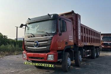 二手福田 欧曼GTL 9系重卡 430马力 8X4 8.2米自卸车(潍柴)(国五) 前四后八 潍柴二手自卸车 黄牌