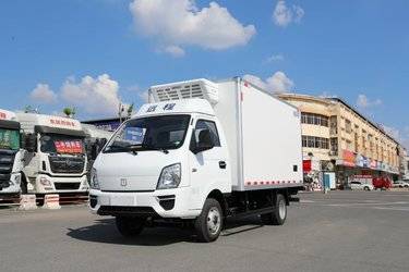 二手远程星智F5E 智慧版 4X2 3.82米单排纯电动冷藏车 玄武81.53kWh  二手电动卡车电动冷藏车图片