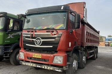 二手福田 欧曼GTL 9系重卡 430马力 8X4 7.8米自卸车(国五) 前四后八 潍柴二手自卸车 黄牌