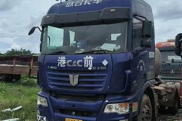 二手联合卡车 U500重卡 500马力 6X4牵引车(国五) 双驱 东风二手牵引车 黄牌图片