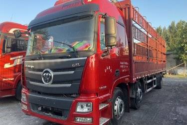 二手福田 欧曼GTL 6系重卡 280马力 6X2 9.53米仓栅式载货车(440后桥)(国五) 前四后四 福田康明斯二手载货车 黄牌图片