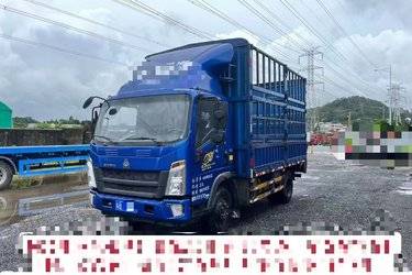 二手中国重汽HOWO 悍将 160马力 4.15米单排厢式轻卡(国六) 单桥 潍柴二手载货车 蓝牌图片