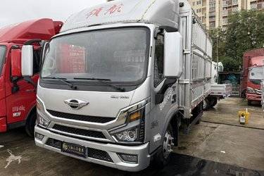 二手福田 时代领航大G 163马力 4.17米单排仓栅式轻卡(万里扬8档)(国六) 单桥 福田康明斯二手载货车 蓝牌图片