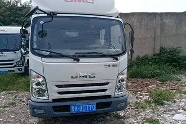 二手江铃 凯运+蓝鲸宽体 豪华版 163马力 4.2米单排栏板载货车(国六) 单桥 潍柴二手载货车 黄牌图片