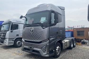 二手福田 欧曼银河 基本型 580马力 6X4 AMT自动挡牵引车(国六)(带缓速器)(国六) 双驱 康明斯二手牵引车 黄牌图片