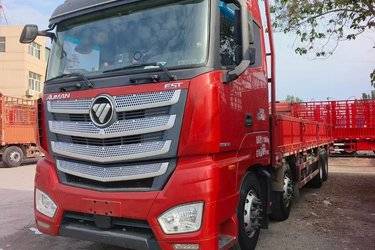 二手福田 欧曼EST 基本型 440马力 8X4 9.53米栏板载货车(国六)(459后桥)(国六) 前四后八 康明斯二手载货车 黄牌图片