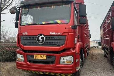 陕汽重卡 德龙新M3000 轻量化版 300马力 6X2 9.55米仓栅式载货车(国五) 前四后四 潍柴二手载货车 黄牌