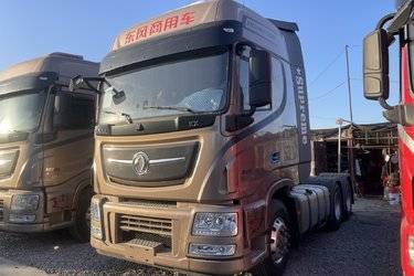 二手东风商用车 天龙旗舰KX 520马力 6X4危险品牵引车(国六) 双驱 康明斯二手牵引车 黄牌图片