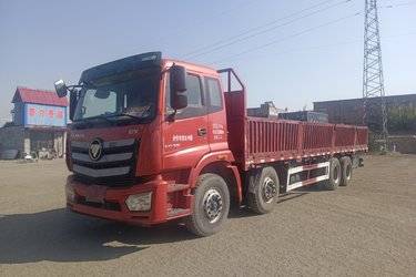 二手福田 欧曼新ETX 6系重卡 320马力 8X4 9.53米栏板载货车(440后桥)(国五) 前四后八 福田康明斯二手载货车 黄牌图片