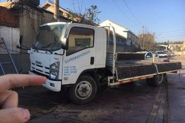 中山牌个人户口7.6米厢式带尾板货车转让_广东