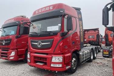 二手东风商用车 天龙旗舰KX 经典版 520马力 6X4牵引车(带液缓)(3.64速比)(国六) 双驱 康明斯二手牵引车 黄牌