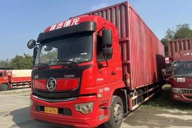 二手陕汽重卡 德龙L5000 轻量化版 240马力 4X2 9.8米厢式载货车(国六) 单桥 潍柴二手载货车 黄牌图片