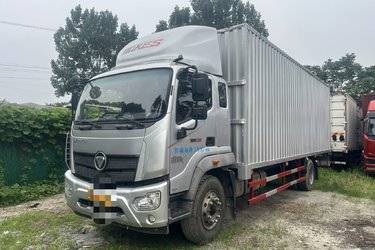 二手福田 瑞沃ES5 185马力 4X2 7.8米厢式载货车(国五) 单桥 福田康明斯二手载货车 黄牌图片
