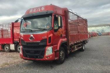 二手东风柳汽 乘龙H5中卡 240马力 4X2 6.8米仓栅式载货车(国五) 单桥 玉柴二手载货车 黄牌图片