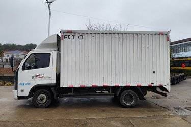 二手福田 奥铃M卡 1.6L 122马力 汽油 3.815米单排厢式小卡(液刹)(国六) 单桥 东安二手载货车 蓝牌图片