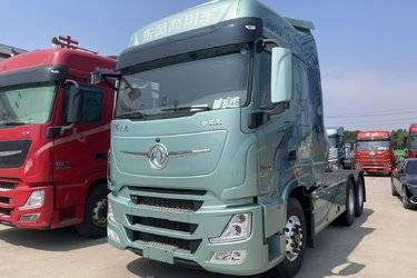 二手东风天龙旗舰KX 王者版 14.5L LNG 630马力 6X4 东风14档 牵引车(国六) 双驱 康明斯二手牵引车 黄牌
