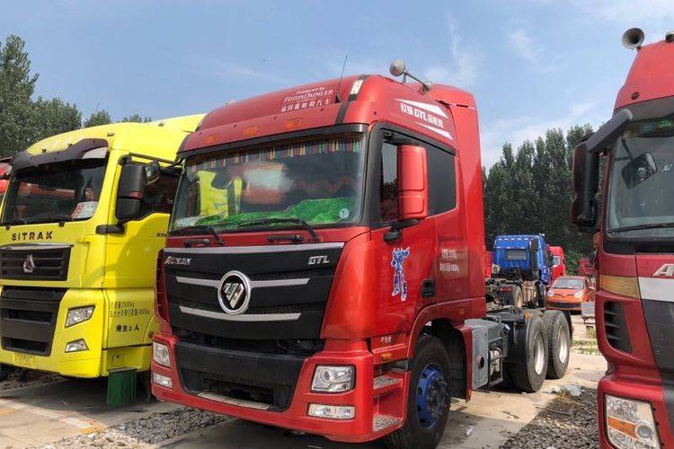 山东二手牵引车急售福田欧曼 gtl.490马力.手续齐全.刚审好车.