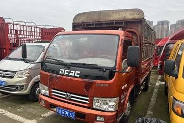 二手东风 多利卡D6 115马力 4.15米单排仓栅轻卡(国四) 单桥 玉柴二手载货车 蓝牌图片