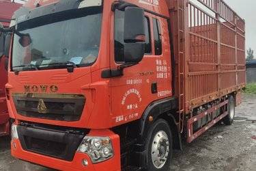 二手中国重汽 HOWO TX 270马力 4X2 6.75米仓栅式货车(国六) 单桥 曼二手载货车 黄牌图片