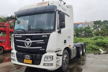 二手福田 欧曼GTL 6系重卡 430马力 6X4危险品牵引车(带液力缓速器)(国五) 双驱 福田康明斯二手牵引车 黄牌图片