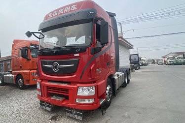 二手东风商用车 天龙旗舰KX 经典版 520马力 6X4牵引车(带液缓)(3.64速比)(国六) 双驱 康明斯二手牵引车 黄牌