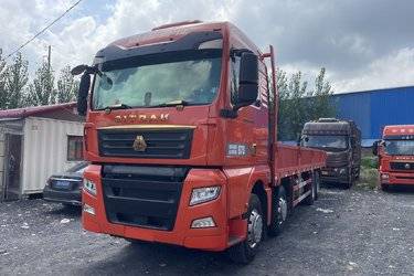 二手中国重汽 汕德卡SITRAK G7S重卡  540马力 8X4 9.52米AMT自动档栏板载货车(国六) 前四后八 曼二手载货车 黄牌图片