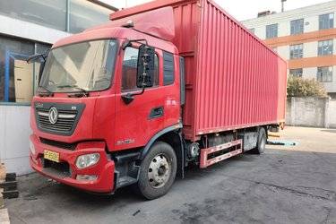 二手东风商用车 天锦KR 精英版 210马力 4X2 8米厢式载货车(速比4.1)(高顶)(国六) 单桥 康明斯二手载货车 黄牌