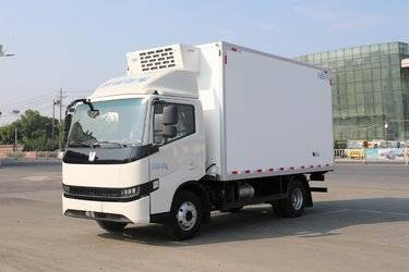 二手远程 星智H8E 智慧版 4X2 4.02米单排纯电动冷藏车 宁德时代140.41kWh  二手电动卡车电动冷藏车图片