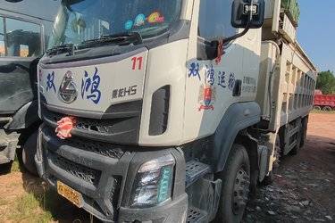 二手东风柳汽 乘龙H5 280马力 8X4 6.8米自卸车(国五) 前四后八 玉柴二手自卸车 黄牌