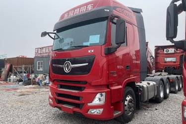 二手东风商用车 天龙旗舰KX 600马力 6X4 AMT自动挡牵引车(国六) 双驱 康明斯二手牵引车 黄牌