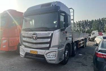 二手福田 欧曼EST 6系重卡 西南版 460马力 8X4 9.45米栏板载货车(国五) 前四后八 康明斯二手载货车 黄牌图片