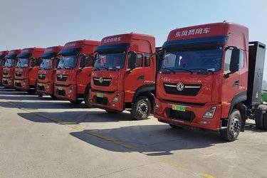 二手东风商用车 天龙KL 标载版 6X4 纯电动换电牵引车  二手电动卡车电动牵引车