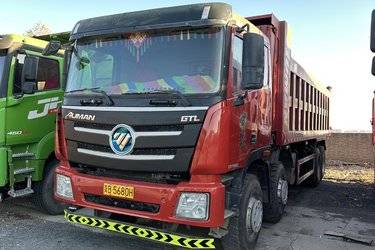 二手福田 欧曼GTL 9系重卡 460马力 8X4 7.8米自卸车(国五) 前四后八 福田康明斯二手自卸车 黄牌