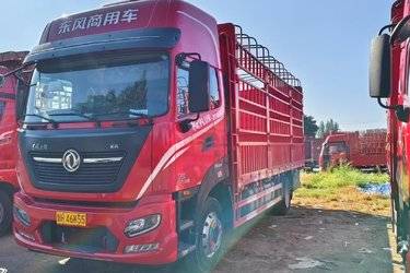 二手东风商用车 天锦KR PLUS 舒适版 290马力 4X2 6.8米仓栅式载货车(国六) 单桥 康明斯二手载货车 黄牌