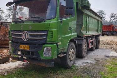 二手东风华神 DV5 350马力 8X4 6.2米自卸车(国六) 前四后八 潍柴二手自卸车 黄牌图片