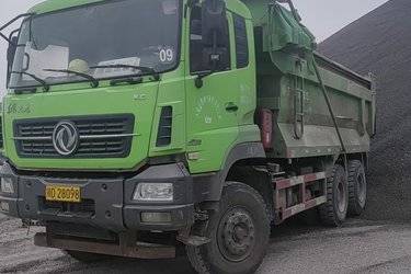 二手东风商用车 天龙KC重卡 350马力 6X4 5.8米自卸车(国五) 后八轮 雷诺二手自卸车 黄牌